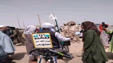 حاجی دوچرخه سوار افغان وارد ایران شد