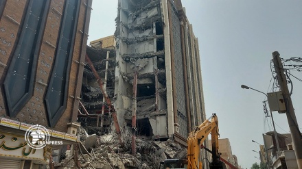  تازه‌ ترین خبرها و تصاویر از ریزش ساختمان متروپل آبادان