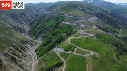 Heris-Meşginşehir caddesinden güzel manzaralar