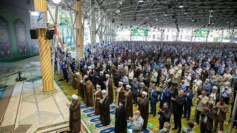 Salat Jumat di Kota Tehran, 17 Juni 2022.