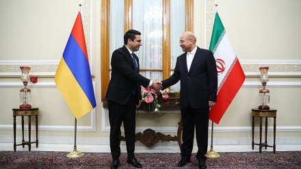 Pertemuan Ketua Parlemen Iran dan Armenia