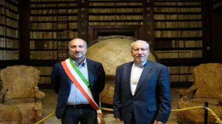 L' ambasciatore dell'Iran in Italia Hamid Bayat in visita a Fermo