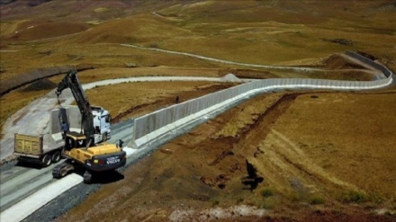 فیلم / تصاویری از احداث دیوار مرزی ایران ترکیه