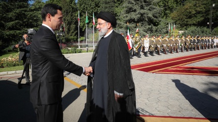 Sambutan Resmi Presiden Iran untuk Mitranya dari Turkmenistan
