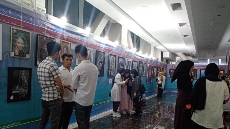 نمایشگاه هنرهای تجسمی هنرمندان افغان در مشهد برپا شد