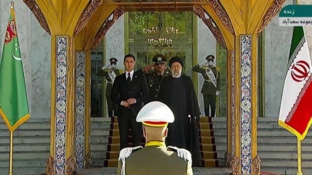 נשיא הרפובליקה קיבל רשמית את פני מקבילו הטורקמני