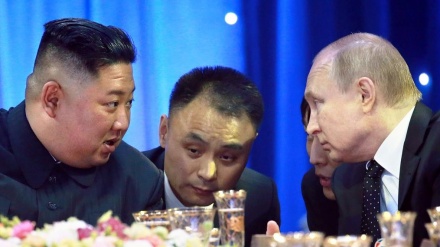 金正恩氏がプーチン氏に祝電　「正義の偉業」支持