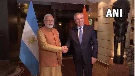 जी-7 शिखर सम्मेलन, भारत और अर्जेंटीना ने द्विपक्षीय संबंधों पर चर्चा की