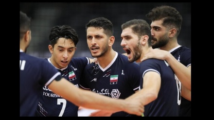 پیروزی تیم والیبال ایران مقابل چین در لیگ ملتها