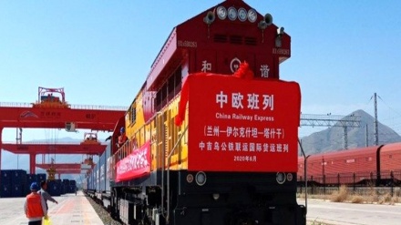 中国発イラン行き国際貨物列車が出発