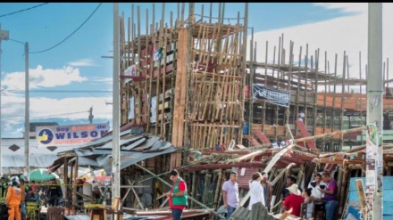 コロンビアで闘牛場の客席が突然崩壊し6人死亡、数百人が負傷