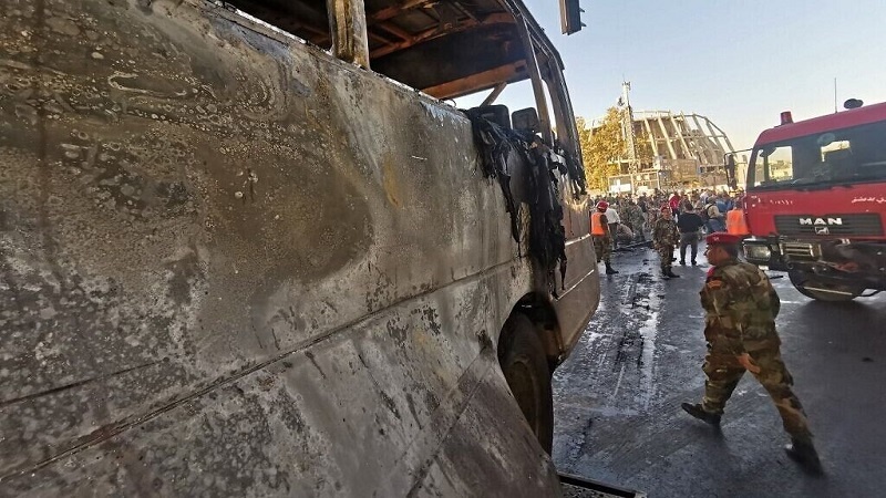 Террорчилар Раққада Сурия ҳарбийлари автобусига ҳужум қилди