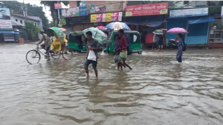 সুনামগঞ্জে ২৪ ঘণ্টায় ১৮৫ মিলিমিটার বৃষ্টিপাত, নতুন করে বন্যার আশঙ্কা