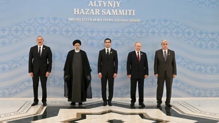 Caspian states agree to keep foreign militaries out