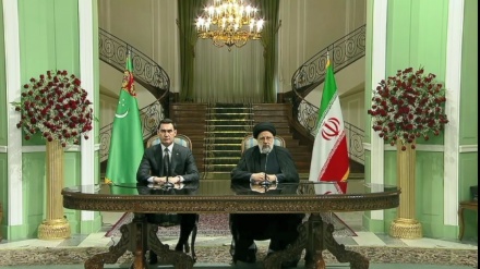 Eýran bilen Türkmenistanyň arasynda 9 hyzmatdaşlyk resminamasyna gol çekişlik dabarasy