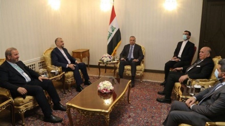 イラン外相がイラク首相と会談、「地域の問題の解決策は地域内から」