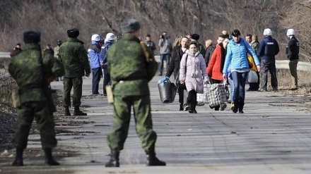 Тысячи беженцев прибыли из Донбасса в Россию