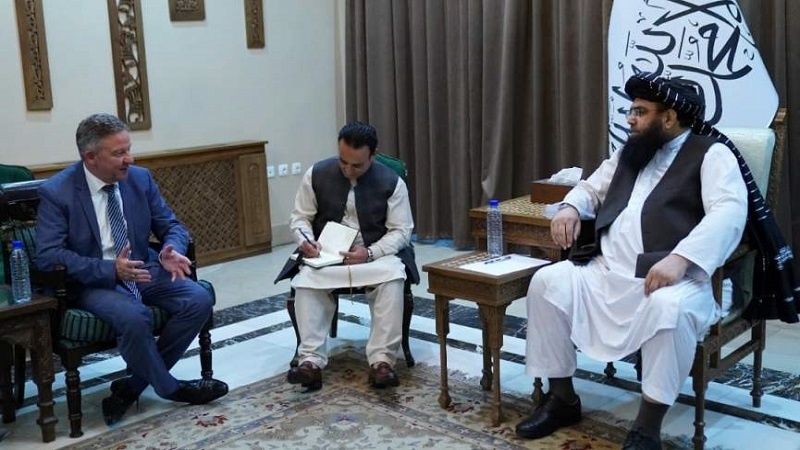دیدار سرپرست موقت یوناما با مولوی عبدالکبیر در کابل