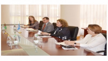 Türkmenistanyň DIM-de BMG-niň Syýasy we parahatçylyk gurluşyk meseleleri boýunça departamentiniň wekilleri bilen duşuşyk geçirildi