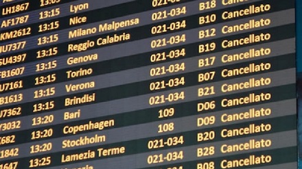 Aeroporti nel caos oggi in Italia