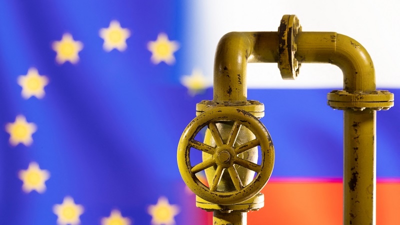 Ekspor gas Rusia ke Eropa