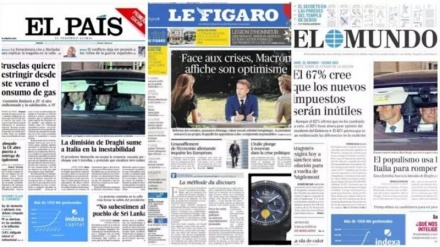 La crisi del governo italiano sulle prime pagine dei giornali europei