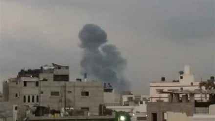 Siyonist rejim, Gazze'ye hava saldırısı düzenledi
