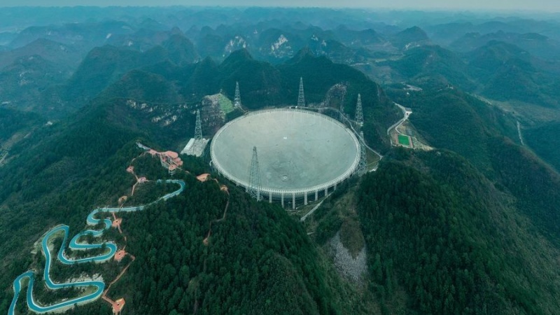 世界最大の電波望遠鏡製造