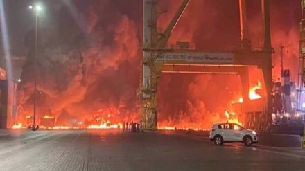 Le méga incendie à Abou Dhabi 