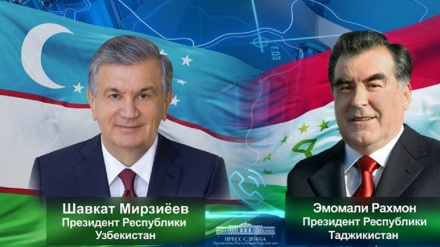 Гуфтугӯӣ  телефонии Эмомалӣ Раҳмон ва Шавкат Мирзиёев