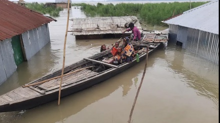 উত্তরের জনপদে ফের বন্যার আশঙ্কা; ডুবছে কুড়িগ্রামের চরাঞ্চল 