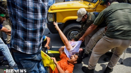  İmom Huseyn(ə)-i əzodoron vədə Keşmiri polisi vızməti hərəkəton 