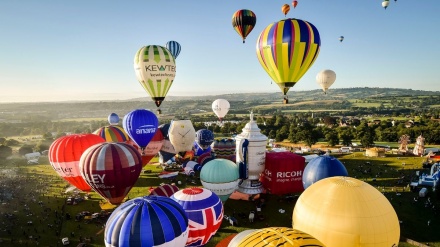 Festivali ndërkombëtar vjetor i balonave në Bristol të Anglisë