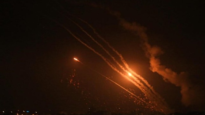 حمله جنگنده های رژیم صهیونیستی به غزه و پاسخ مقاومت