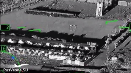 Rus helikopterleri Amerika'nın Suriye'deki yasadışı üslerini görüntüledi