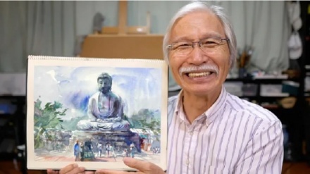 74歳シニア水彩画家・柴崎春通さんが、ユーチューブで旋風