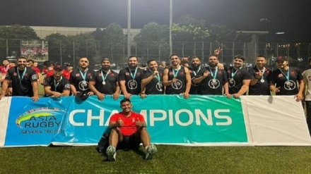 تیم ملی راگبی افغانستان نایب‌ قهرمان آسیا شد