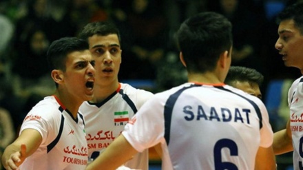  قهرمانی والیبالیست‌های نوجوان ایران در مسابقات آسیای مرکزی 