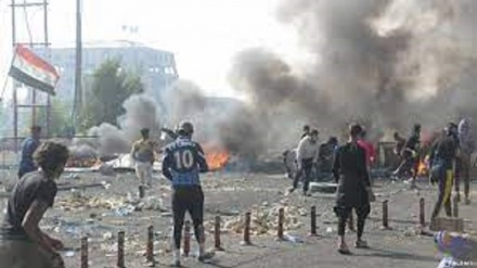 Diverse persone sono rimaste ferite in seguito ai disordini a Baghdad