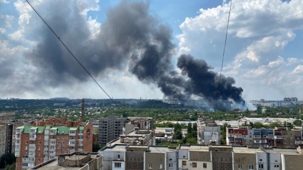 Donetsk, postazioni ucraine sotto fuoco russo