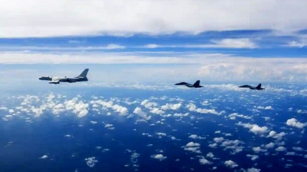 中国軍の演習終了宣言と同時に、台湾軍が演習を開始