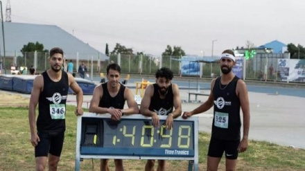 قهرمانی سریع‌ ترین مرد افغانستان در مسابقات باشگاهی ایران