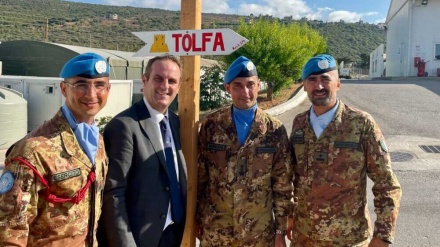 Il deputato Battilocchio in visita al contingente Onu in Libano