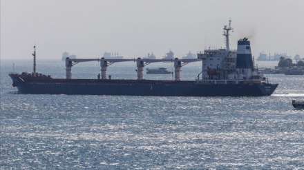 In mare nave con olio di girasole diretta a Venezia