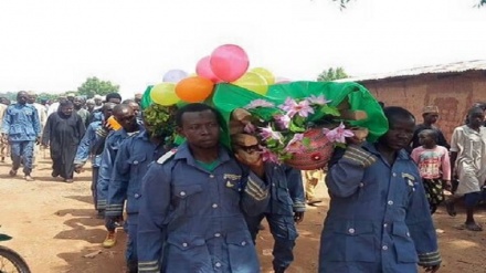 تشییع پیکر جان‌باختگان حمله ارتش نیجریه در روز عاشورا