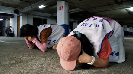 台湾で、中国の軍事攻撃を想定し地下鉄駅に避難所を設置