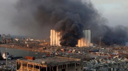 Beyrut Limanı'ndaki Silo Yıkıldı
