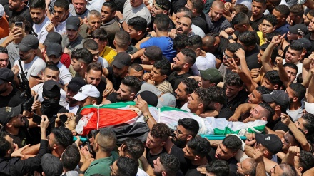  Tens of thousands attend funeral of senior resistance cmdr. in Nablus 