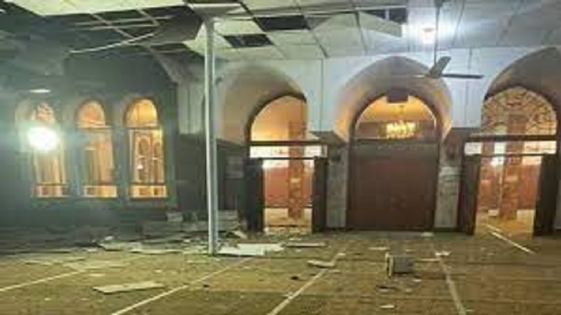 انفجار تروریستی مقابل مسجد منطقه وزیر اکبرخان کابل
