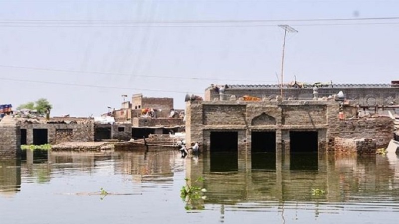 ده‌ها روستا در پاکستان به زیر آب رفت